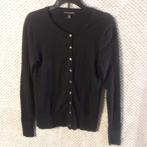 BananaRepublic light wt button up sweater.